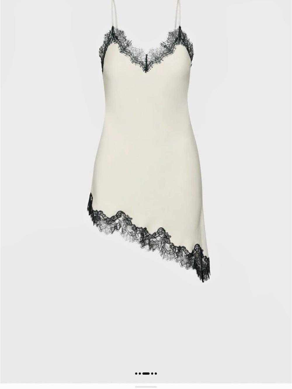 Aritzia Satin Camisole with Lace Trim